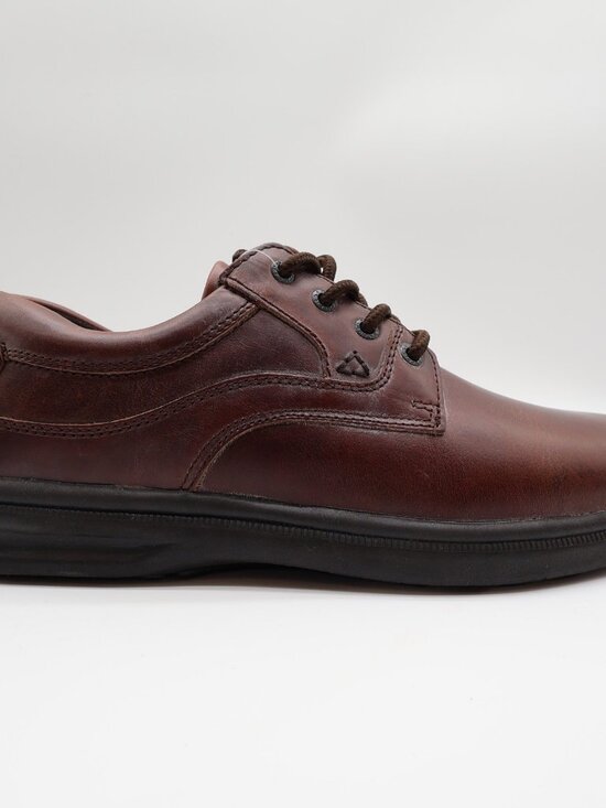 Hush Puppies Glen Casual Shoes Mens 10 Dark Brown Leather Oxford ZeroG Comfort main image 6